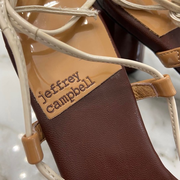 Jeffrey Campbell, Size 8, Brown, Tie Up, Sandal Heels - Picture 7 of 9